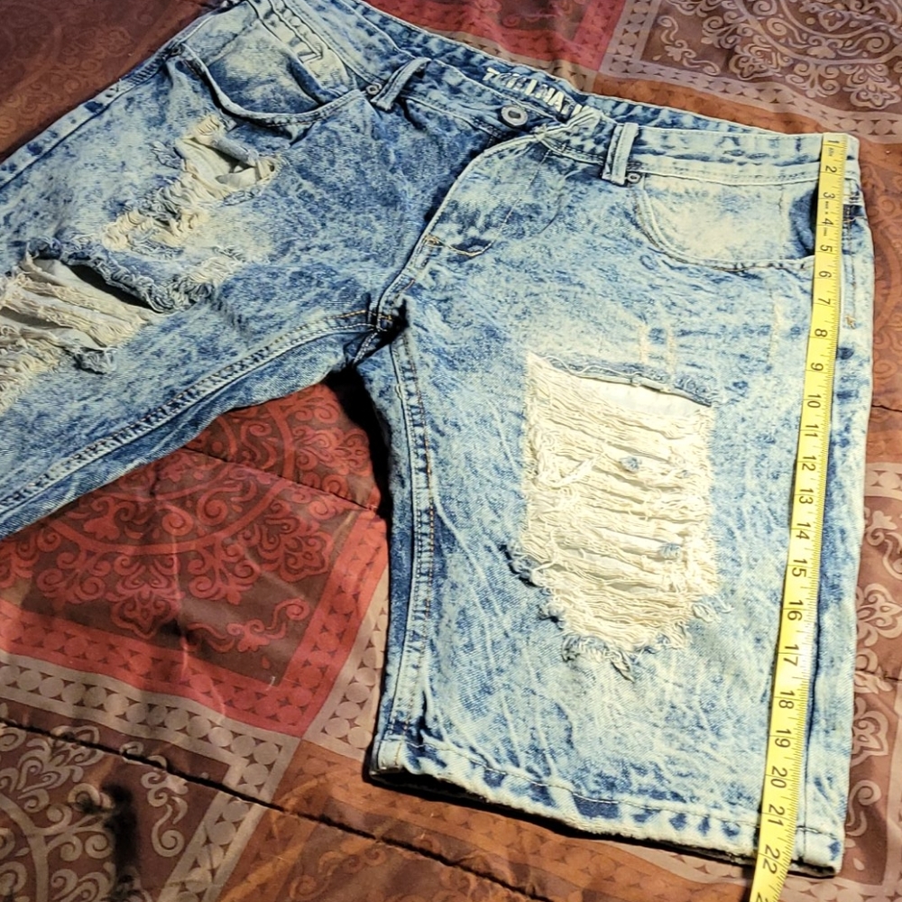 Denim shorts